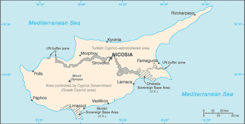 map Cyprus