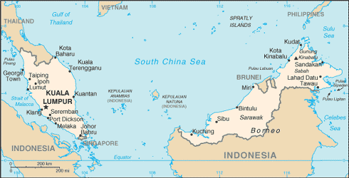 map Malaysia