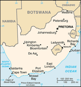 map South Africa