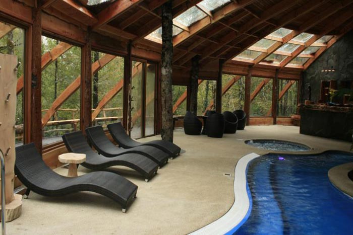 Montana Mágica Lodge piscine