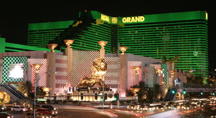 MGM Grand Las Vegas de nuit