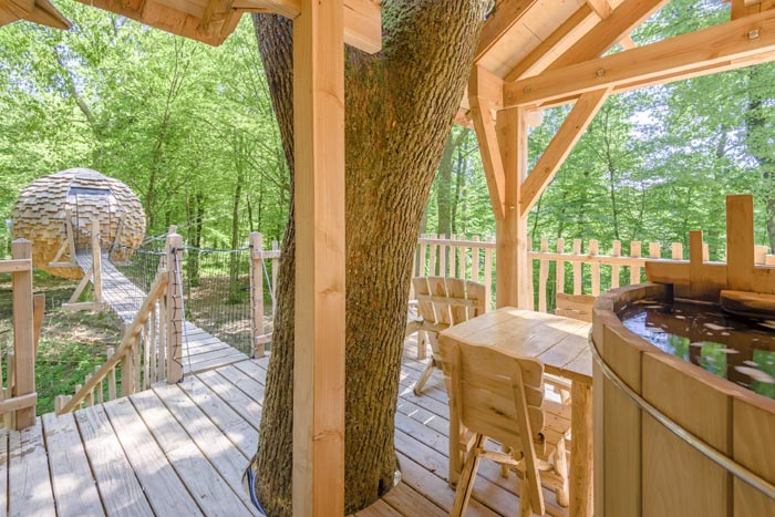 Lov’nid Spa dans les arbres