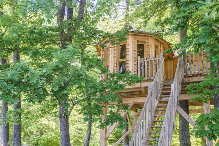 Cabane dans les arbres Joncherey